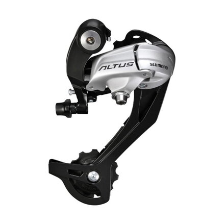 SHIMANO menjalnik Altus RD-M370 9-speed. srebrn super dolg pas