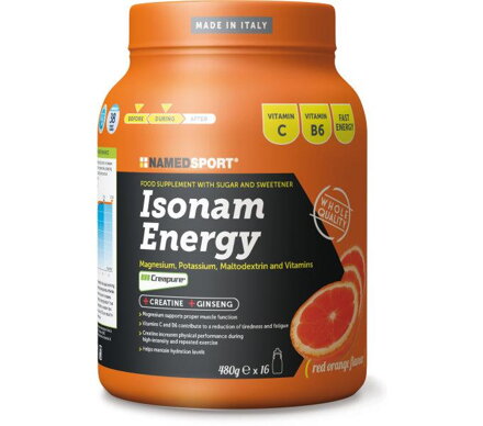 NAMEDSPORT Pijača ISONAM ENERGY pomaranča 480g