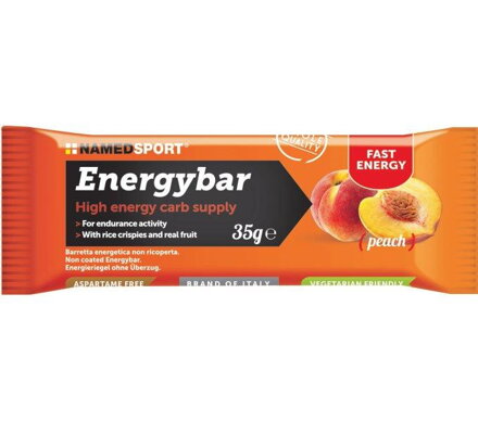 NAMEDSPORT Ploščica ENERGYBAR breskev 35g