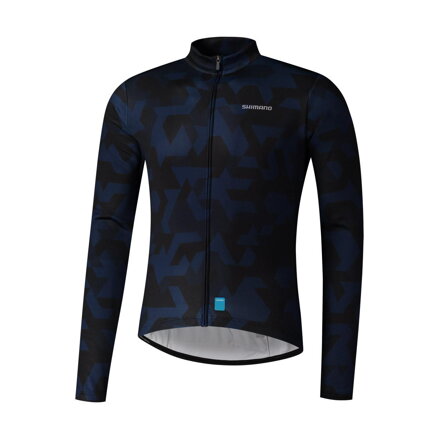 SHIMANO Jersey VERTEX TEAM LONG črn