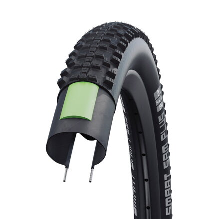 SCHWALBE Pnevmatika SMART SAM PLUS (42-622) 28x1.60 700x40C Performance 67EPI GreenGuard 835g Black