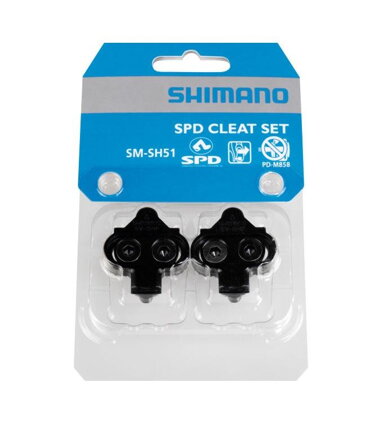 SHIMANO Zavorne ploščice SM-SH51 SPD črne za PDM9000/8000/647/545/540/424/520/505/A530