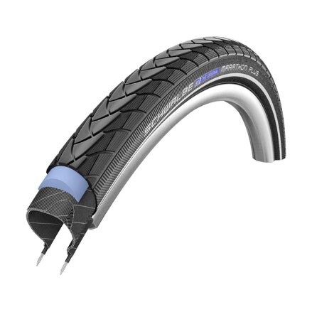 SCHWALBE Guma MARATHON PLUS (25-622) 28x1.00 700x25C Performance 67EPI SmartGuard 595g Reflex