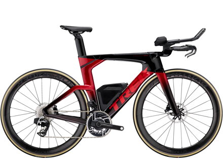 Trek Speed ​​​​Concept SLR 9 AXS - bledenje dima iz kovinsko rdeče v ogljikovo rdečo