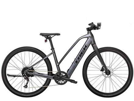 Trek kolo Dual Sport+ 2 Stagger 2023 sivo