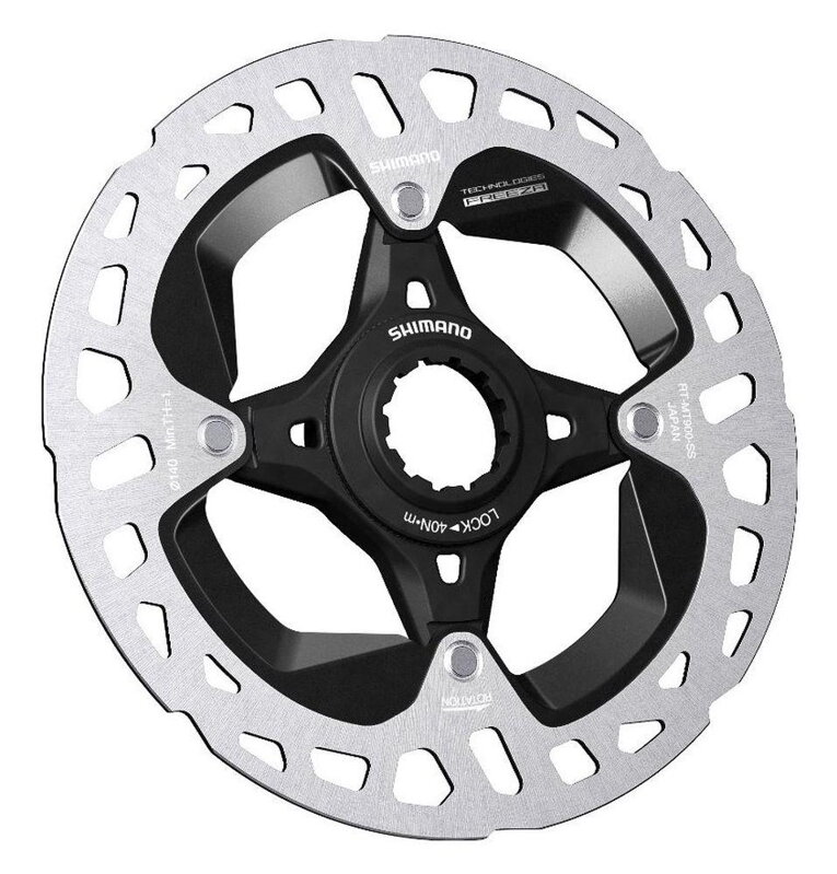 SHIMANO Zavorni disk RT-MT900 140 mm Center Lock Ice Tech (notranje zategovanje)