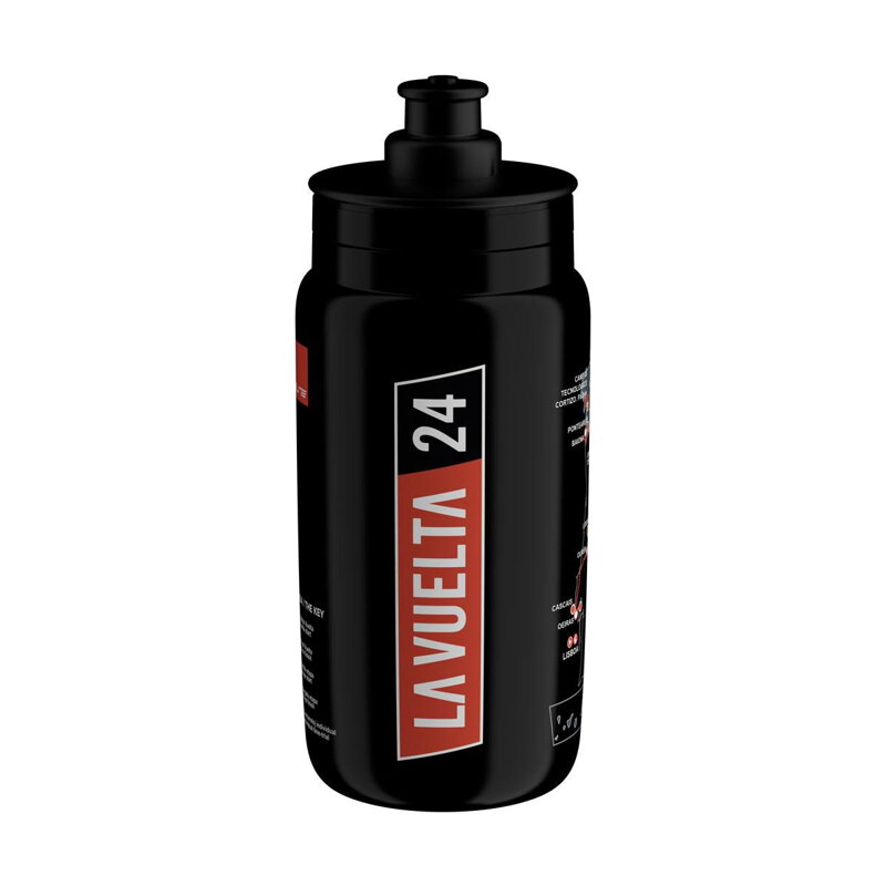 ELITE Bottle FLY 550 Vuelta map black 2024