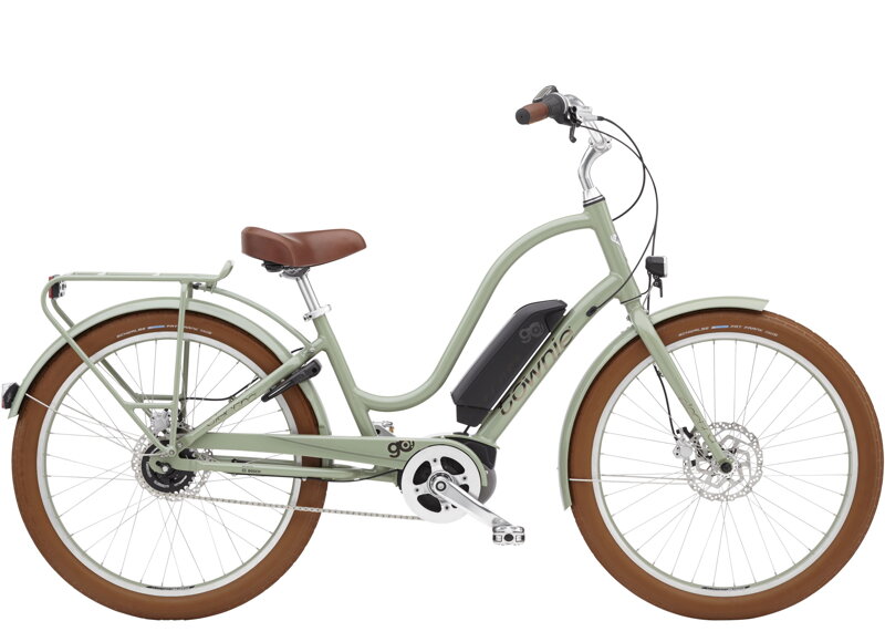 Electra Townie Go! 5i Step-Thru - zeleni čaj